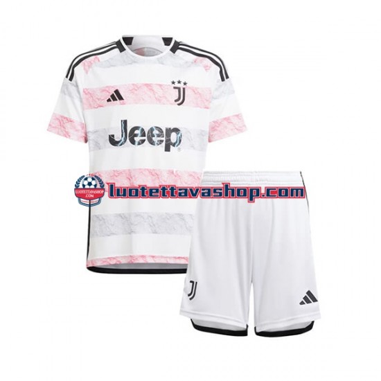 Lapset Juventus 2023-2024 Lyhythihainen Fanipaita ,Vieras