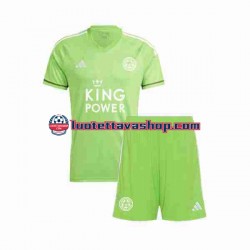 Lapset Leicester City Maalivahdin 2023-2024 Lyhythihainen Fanipaita ,Vieras
