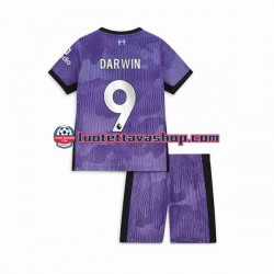 Lapset Liverpool Darwin Nunez 9 2023-2024 Lyhythihainen Fanipaita ,Kolmas