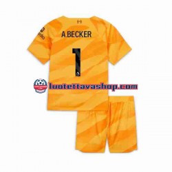 Lapset Liverpool Maalivahdin A Becker 1 2023-2024 Lyhythihainen Fanipaita ,Kolmas