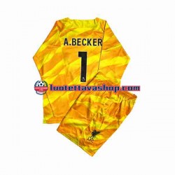 Lapset Liverpool Maalivahdin A.Becker 1 2023-2024 Pitkähihainen Fanipaita ,Kolmas