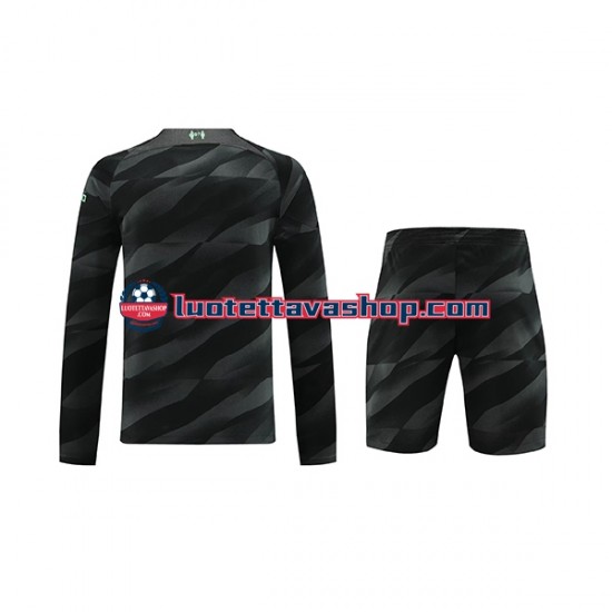 Lapset Liverpool Maalivahdin 2023-2024 Pitkähihainen Fanipaita ,Vieras