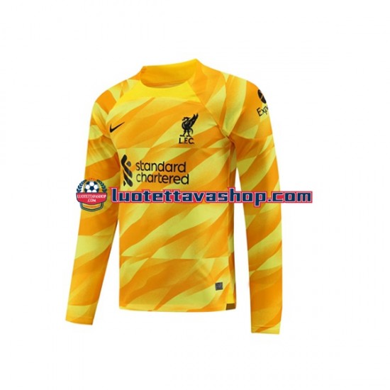Miehet Liverpool Maalivahdin 2023-2024 Pitkähihainen Fanipaita ,Kolmas
