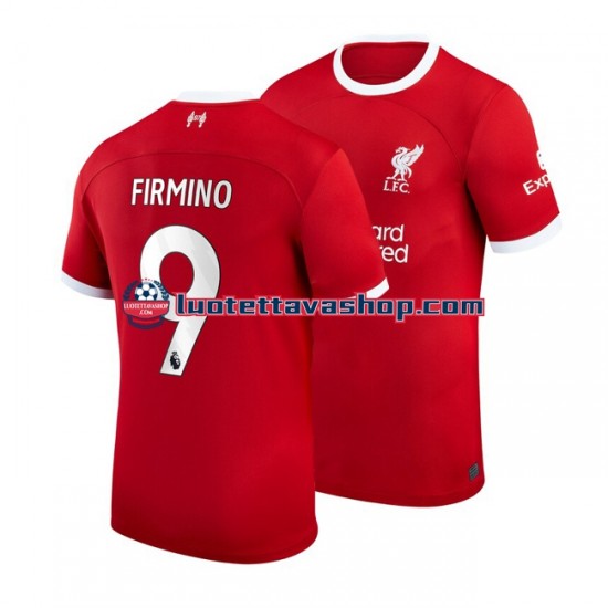 Miehet Liverpool Roberto Firmino 9 2023-2024 Lyhythihainen Fanipaita ,Koti