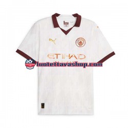 Miehet Manchester City 2023-2024 Lyhythihainen Fanipaita ,Vieras