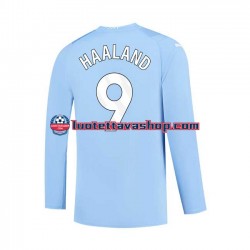 Miehet Manchester City Haaland 9 2023-2024 Pitkähihainen Fanipaita ,Koti