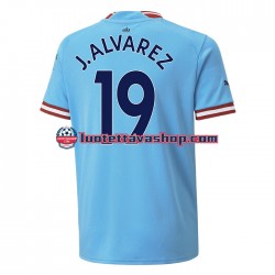 Miehet Manchester City J. ALVAREZ 19 2022-2023 Lyhythihainen Fanipaita ,Koti