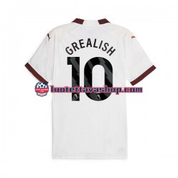 Miehet Manchester City Jack Grealish 10 2023-2024 Lyhythihainen Fanipaita ,Vieras