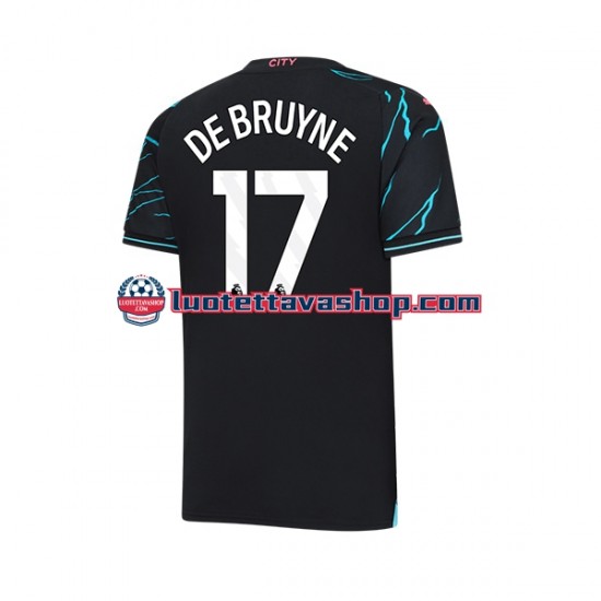Miehet Manchester City Kevin De Bruyne 17 2023-2024 Lyhythihainen Fanipaita ,Kolmas