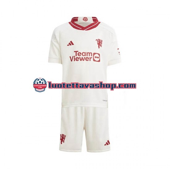 Lapset Manchester United 2023-2024 Lyhythihainen Fanipaita ,Kolmas