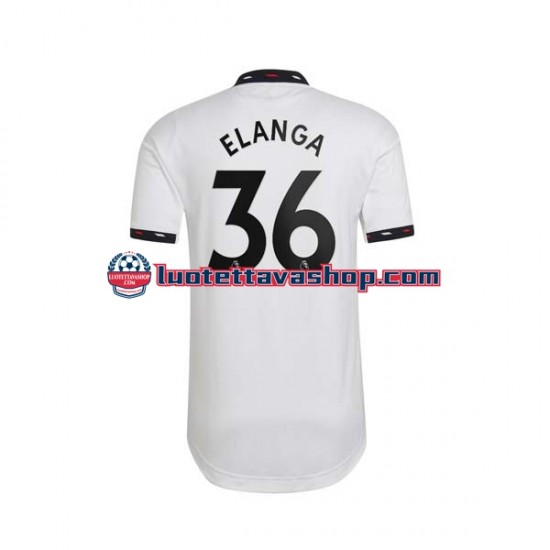 Miehet Manchester United Elanga 36 2022-2023 Lyhythihainen Fanipaita ,Vieras