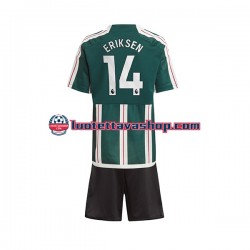 Lapset Manchester United Eriksen 14 2023-2024 Lyhythihainen Fanipaita ,Vieras