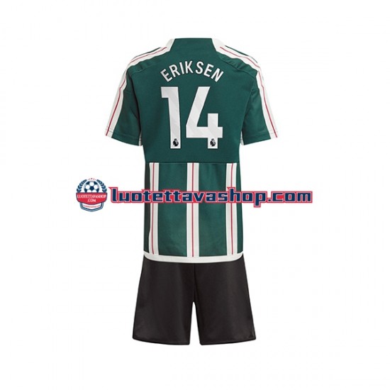 Lapset Manchester United Eriksen 14 2023-2024 Lyhythihainen Fanipaita ,Vieras