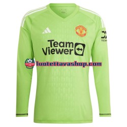 Miehet Manchester United Maalivahdin Andre Onana 24 2023-2024 Pitkähihainen Fanipaita ,Koti