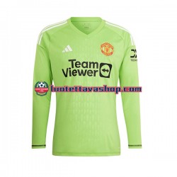 Miehet Manchester United Maalivahdin 2023-2024 Pitkähihainen Fanipaita ,Koti