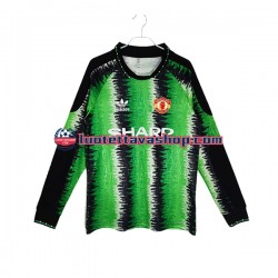 Miehet Manchester United Maalivahdin Retro 1990-1991 Pitkähihainen Fanipaita ,Koti