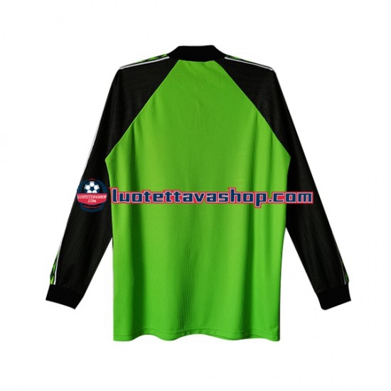 Miehet Manchester United Maalivahdin Retro 1998-1999 Pitkähihainen Fanipaita ,Koti