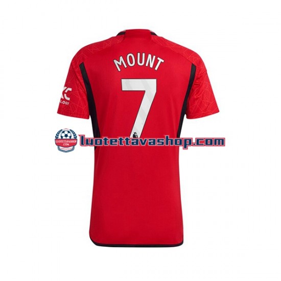 Miehet Manchester United Mount 7 2023-2024 Lyhythihainen Fanipaita ,Koti