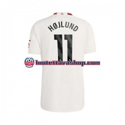 Miehet Manchester United Rasmus Hojlund 11 2023-2024 Lyhythihainen Fanipaita ,Kolmas