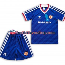 Lapset Manchester United Retro 1986 Lyhythihainen Fanipaita ,Vieras