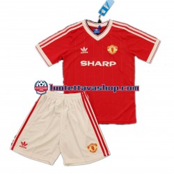 Lapset Manchester United Retro 1984 Lyhythihainen Fanipaita ,Koti