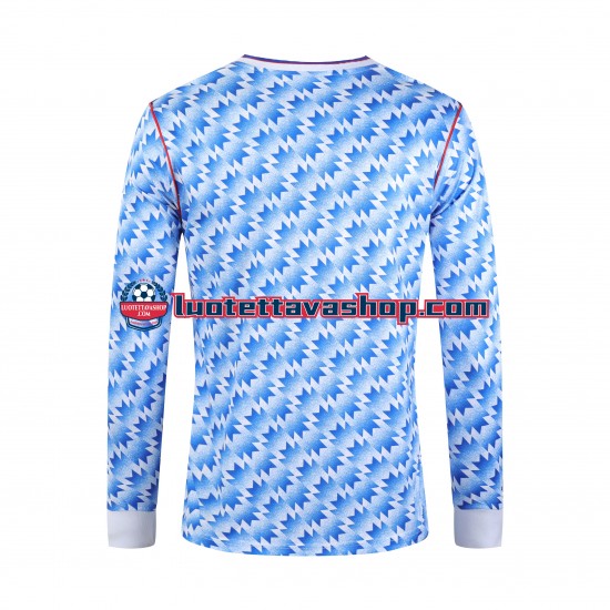 Miehet Manchester United Retro 1992 Pitkähihainen Fanipaita ,Koti