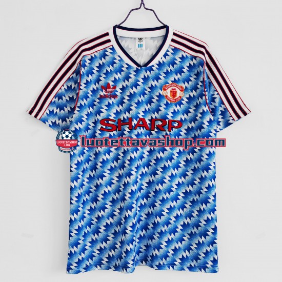 Miehet Manchester United Retro 1992 Lyhythihainen Fanipaita ,Koti