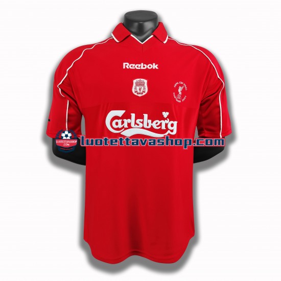 Miehet Manchester United Retro 2000-2001 Lyhythihainen Fanipaita ,Koti