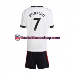 Lapset Manchester United Ronaldo 7 2022-2023 Lyhythihainen Fanipaita ,Vieras