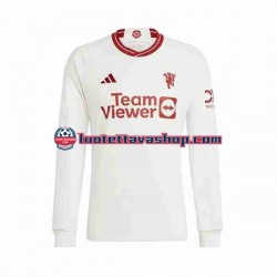 Miehet Manchester United 2023-2024 Pitkähihainen Fanipaita ,Kolmas
