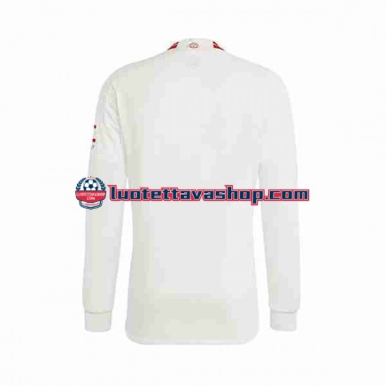 Miehet Manchester United 2023-2024 Pitkähihainen Fanipaita ,Kolmas