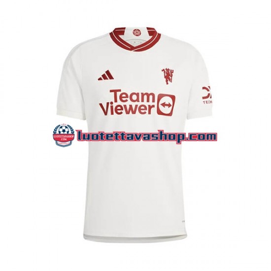 Miehet Manchester United 2023-2024 Lyhythihainen Fanipaita ,Kolmas