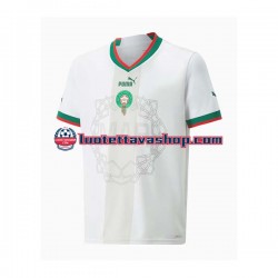 Miehet Marokko World Cup 2022 Lyhythihainen Fanipaita ,Vieras