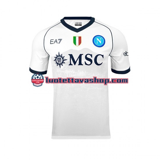 Miehet Napoli 2023-2024 Lyhythihainen Fanipaita ,Vieras