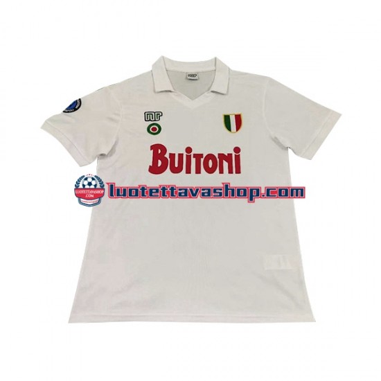Miehet Napoli Retro 1987 1988 Lyhythihainen Fanipaita ,Vieras
