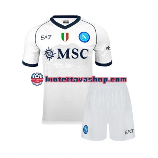 Lapset Napoli 2023-2024 Lyhythihainen Fanipaita ,Vieras
