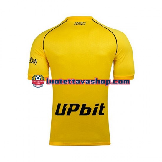 Miehet Napoli Maalivahdin 2023-2024 Lyhythihainen Fanipaita ,Vieras