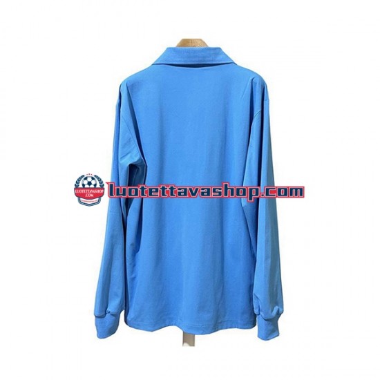 Miehet Napoli Retro 1987 1988 Pitkähihainen Fanipaita ,Koti