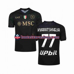 Miehet Napoli KVARATSKHELIA 77 2023-2024 Lyhythihainen Fanipaita ,Kolmas