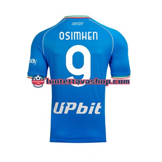 Miehet Napoli OSIMHEN 9 2023-2024 Lyhythihainen Fanipaita ,Koti