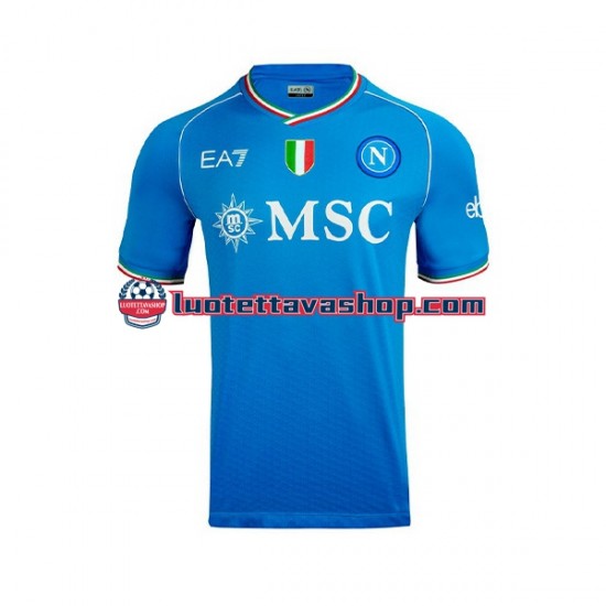 Miehet Napoli OSIMHEN 9 2023-2024 Lyhythihainen Fanipaita ,Koti