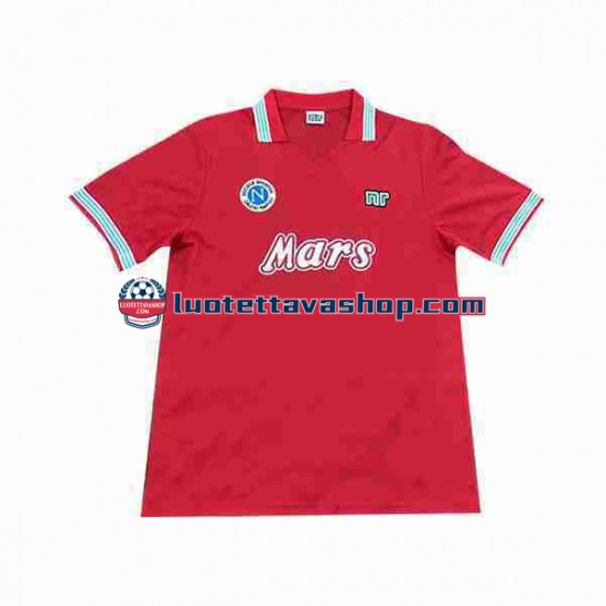 Miehet Napoli Retro 1988 1989 Lyhythihainen Fanipaita ,Kolmas