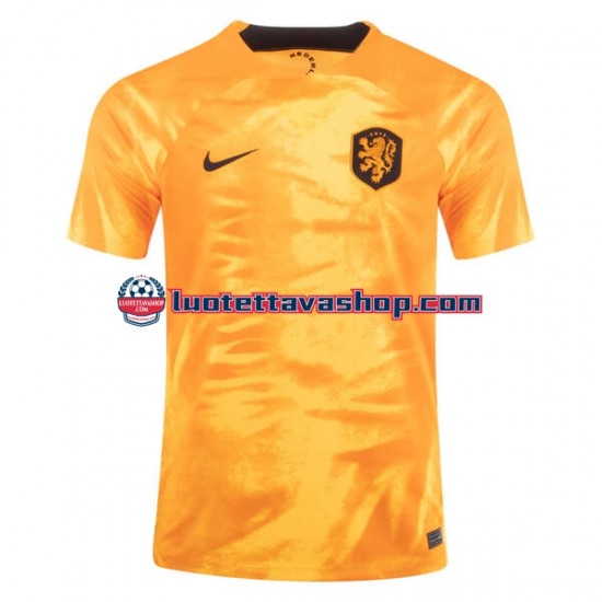 Miehet Alankomaat World Cup 2022 Lyhythihainen Fanipaita ,Koti