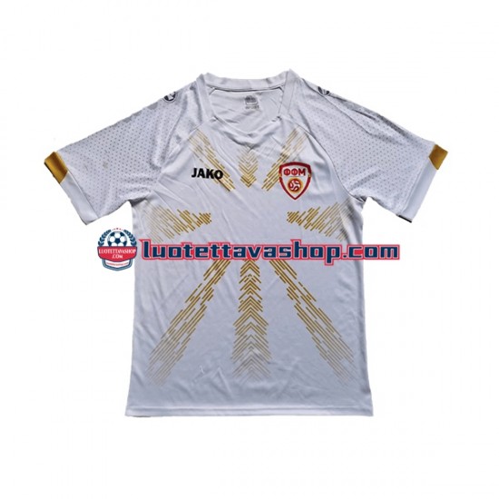 Miehet Pohjois-Makedonia 2023 Lyhythihainen Fanipaita ,Vieras