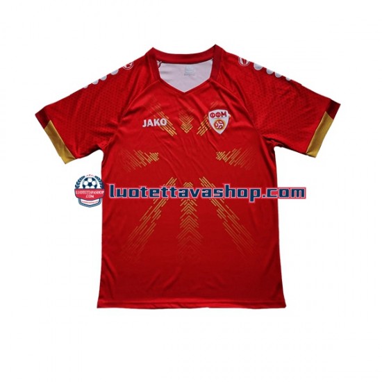 Miehet Pohjois-Makedonia 2023 Lyhythihainen Fanipaita ,Koti