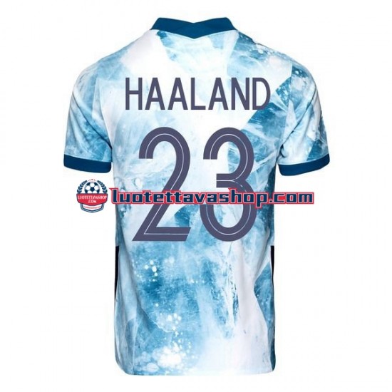 Miehet Norja Erling Haaland 23 2020-2021 Lyhythihainen Fanipaita ,Vieras