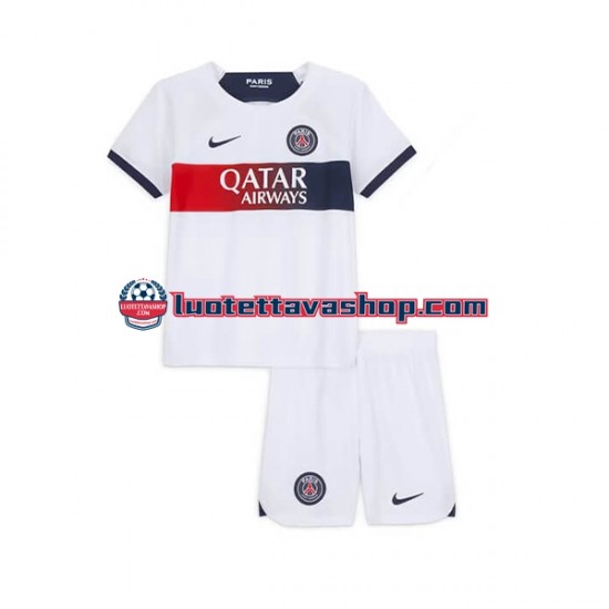 Lapset Paris Saint-Germain 2023-2024 Lyhythihainen Fanipaita ,Vieras