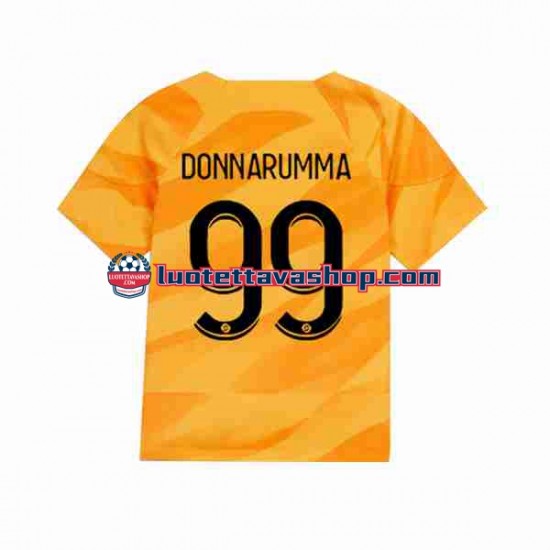 Miehet Paris Saint-Germain Maalivahdin Donnarumma 99 2023-2024 Lyhythihainen Fanipaita ,Vieras