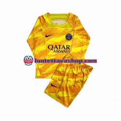 Lapset Paris Saint-Germain Maalivahdin 2023-2024 Pitkähihainen Fanipaita ,Vieras