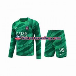 Lapset Paris Saint-Germain Maalivahdin Donnarumma 99 2023-2024 Pitkähihainen Fanipaita ,Koti